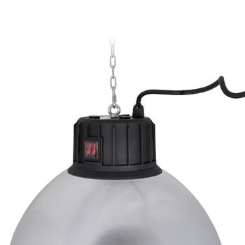 Eurom Partytent Heater 1500 Industrial piekaramais infrasarkanais terases sildītājs teltij 1500W IP24 carbon 3 jaudas līmeņi līdz 15m2 pelēks (333169)