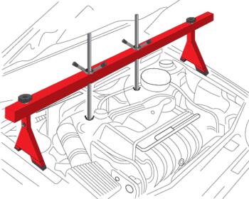 Yato motora pacēlājs YT-55568, 500 kg, 1500 mm, motora pakarināšanai (YT-55568)