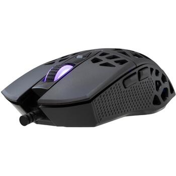 White Shark Мышь CARADOC-B GM-5018, 7200 DPI, 7 кнопок, RGB подсветка, 1.8m USB, UPE покрытие (CARADOC-B)