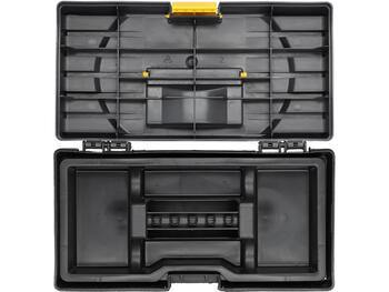 Vorel Instrumentu kaste 78801, 12 collas 300 mm, PVC, 312x167x130 mm, sānu rokturis, paplāte ar uzgaļu turētājiem (78801)