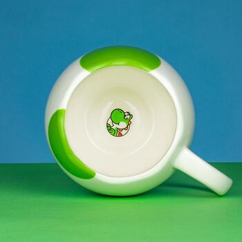 Paladone Yoshi яйцеобразная кружка PP4911NN, 650ml, 510g, Зеленая/Белая, официально лицензированный продукт Nintendo (PP4911NN)