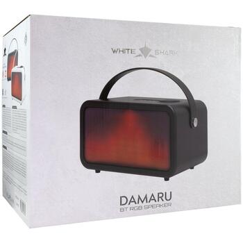 White Shark Bluetooth колонка GBT-630-B, 30 W, 50 Hz-20 kHz, ≥97 dB, 6 ч, 2,75 дюйма + 4 дюйма динамики, RGB LED (GBT-630-B)