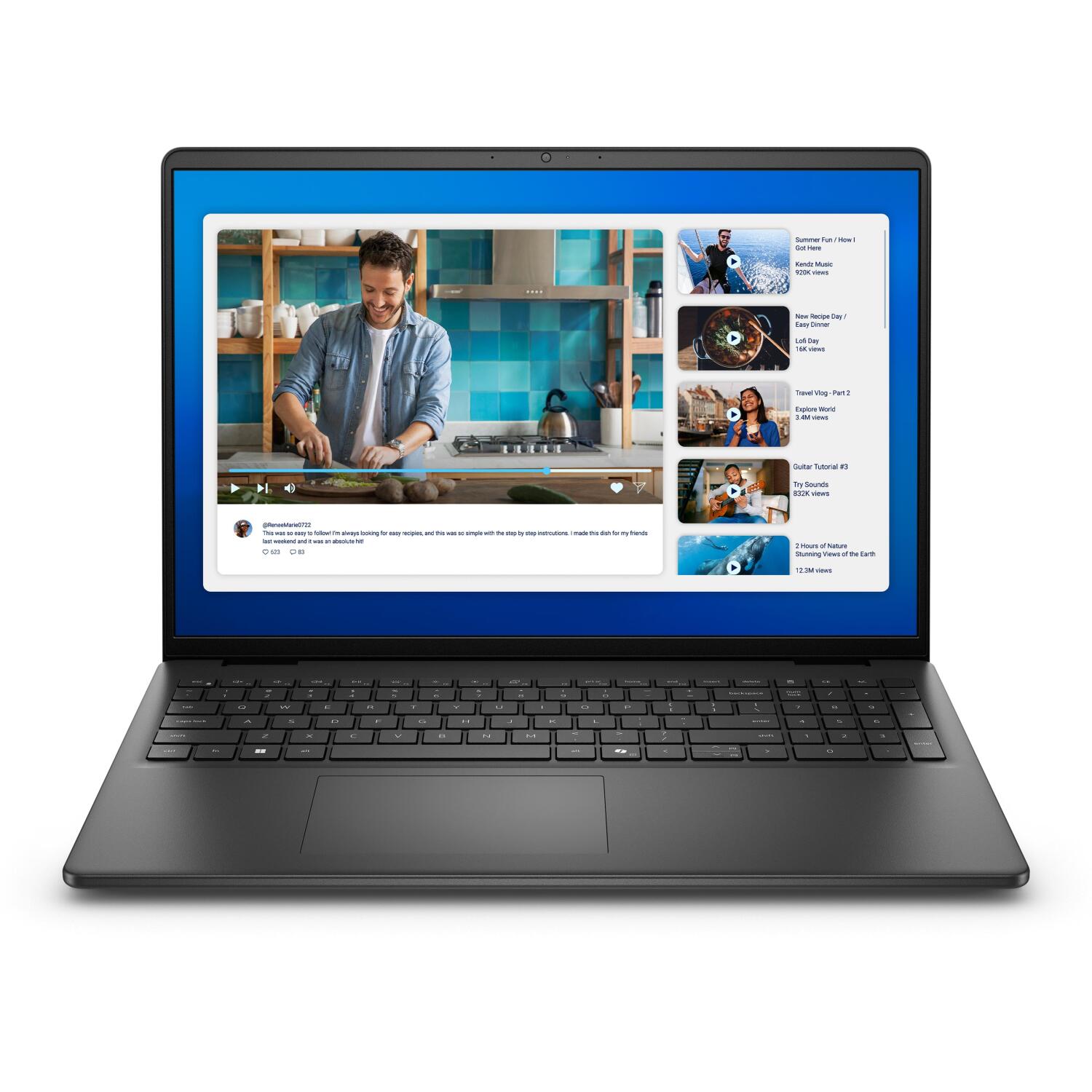 Dell Klēpjdators 16 DC16250 DC16250_RPLU-R_015, 16 collas, 1920x1200 pikseļi, Intel Core 5 120U, 8 GB DDR5, 512 GB SSD (DC16250_RPLU-R_015)