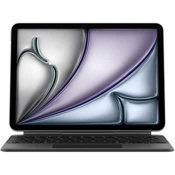 Apple Клавиатура для iPad Air 11 дюймов (M4, M3) MGYX4S/A, Apple Smart соединение, QWERTY, черный, с трекпадом (MGYX4S/A)