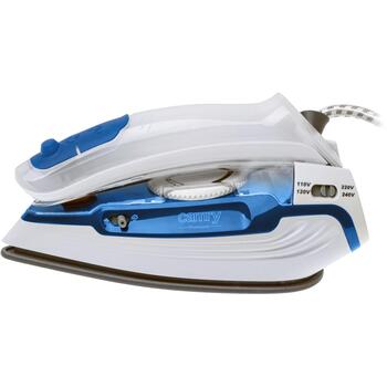 Camry Tvaika ceļojumu gludeklis CR 5040, 1600 W, 80 ml, 10 g/min, 50 g/min, zils/balts (CR 5040)