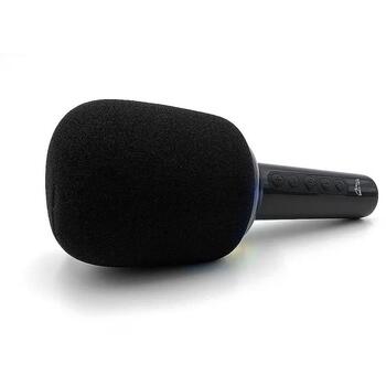 Media-Tech караоке микрофон MT399, Bluetooth 5.0, 5W, 4ч, USB-C, 10м, диско-подсветка, модулятор голоса (MT399)