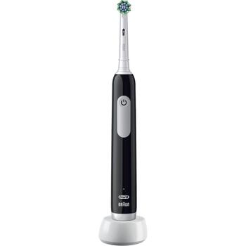 Oral-B elektriskā zobu birste Pro Series 1 Pro1 Black, 1 galva, 3 režīmi, ceļojuma koferis, lādētājs, melna (Pro1 Black)