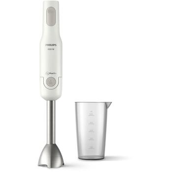 Philips Погружной блендер HR2534/00 650 Вт, 15000 об/мин, 1.2 м шнур, Нержавеющая сталь, Белый, Эргономичный дизайн (HR2534/00)