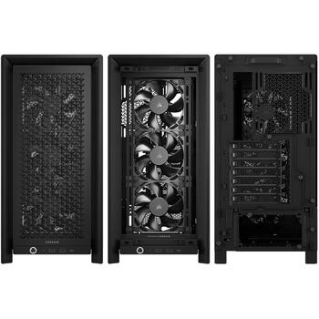 Corsair Datora korpuss FRAME 4000D RS CC-9011312-WW, 490mm, 239mm, 486mm, 4x2.5