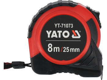 Yato Mērlente YT-71073, 8m, 25mm, tērauds, ABS, II klase, fiksēts āķis, klips (YT-71073)