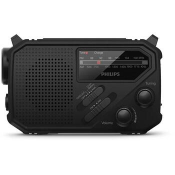 PHILIPS portatīvais kabatas izmēra radio, melns (TAR1609/00)