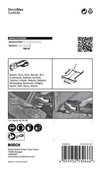 Starlock AIZ32AIT 5 gab., Svārstību daudzfunkcionālajiem darbarīkiem EXPERT AIZ 32 AIT METALMAX GREMDZĀĢĒŠANAS ASMENS, 2608900015, BOSCH (2608900015)