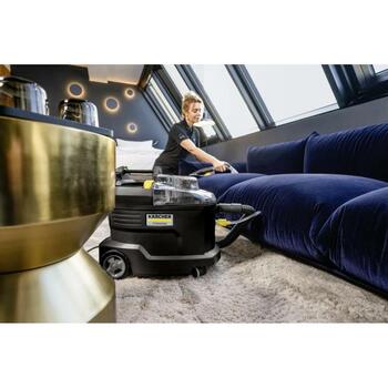 Karcher Пылесос для стирки Puzzi 8/1 Go!Further 1.100-249.0, 1200W, 8л/7л, 71дБ, 7.5м кабель, черный (1.100-249.0)