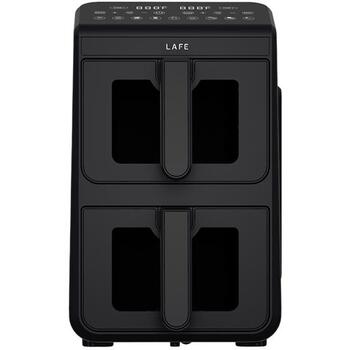 Lafe karstā gaisa friteris LAFFRY47476, 2460W, 2 grozi, 2 + 5l, elektroniskais panelis, melns (LAFFRY47476)