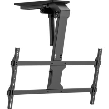 Sbox televizora kronšteins CPLB-M0748, 43''–86'', 45kg, 200x100–800x400, melns, +2°/-2°, 130cm no sienas (CPLB-M0748)