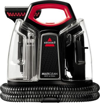 Компактный пятновыводитель с функцией мойки 330W с мобильной экстракцией пятен MultiClean Spot and Stain черный красный 4720M Bissell (4720M)