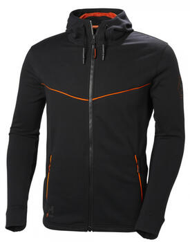 Helly Hansen Jaka ar kapuci Chelsea Evolution 79197_990-2XL, 80% kokvilna, 20% poliesteris, YKK rāvējslēdzējs, 3D kapuce (79197_990-2XL)