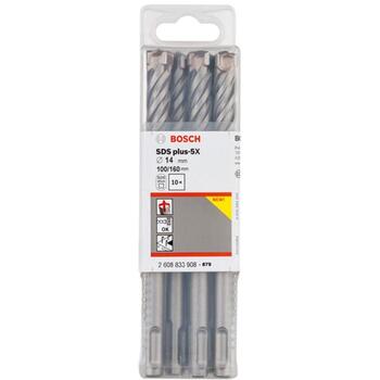 Bosch urbis, 2608833908, 14 mm, 16 cm, karbīds, SDS Plus, betons, dzelzsbetons, 10 gab. (2608833908)