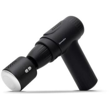 Homedics Masāžas pistole PGM-45HC-BK, 4 siltuma iestatījumi 39-45°C, 4 aukstuma iestatījumi 14-8°C, 6 intensitātes, 4 uzgaļi (PGM-45HC-BK)