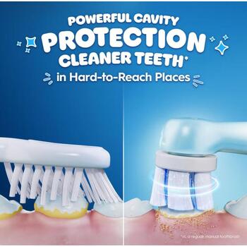 Oral-B электрическая зубная щетка iO Stitch, 6 лет+, 3 режима, 1 насадка, дорожный чехол, зарядная база, литий-ионный аккумулятор (iO Stitch)