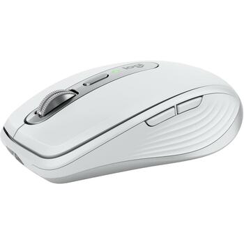 Logitech USB datorpele MX Anywhere 3S 910-006930, 8000 DPI, 6 pogas, RF bezvadu + Bluetooth, akumulators, USB-C uzlāde (910-006930)