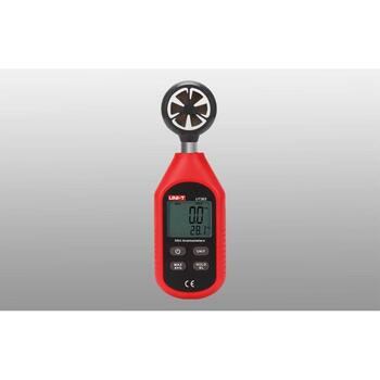 Uni-T Анемометр UT363, 0-30 м/с, ±(5% + 0.5), -10°C до 50°C, 0.1 м/с, 3x1.5V батарея, 32x26 мм дисплей (UT363)