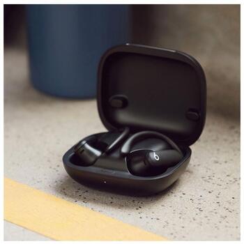 Beats bezvadu austiņas Powerbeats Pro 2 MX723ZM/A, Bluetooth, 10h, aktīvā trokšņu slāpēšana, ūdensizturīgas, melnas (MX723ZM/A)