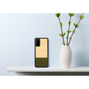 Man&Wood чехол M6543B, Зеленый, совместим с Samsung Galaxy S20, 6.2 дюйма (M6543B)