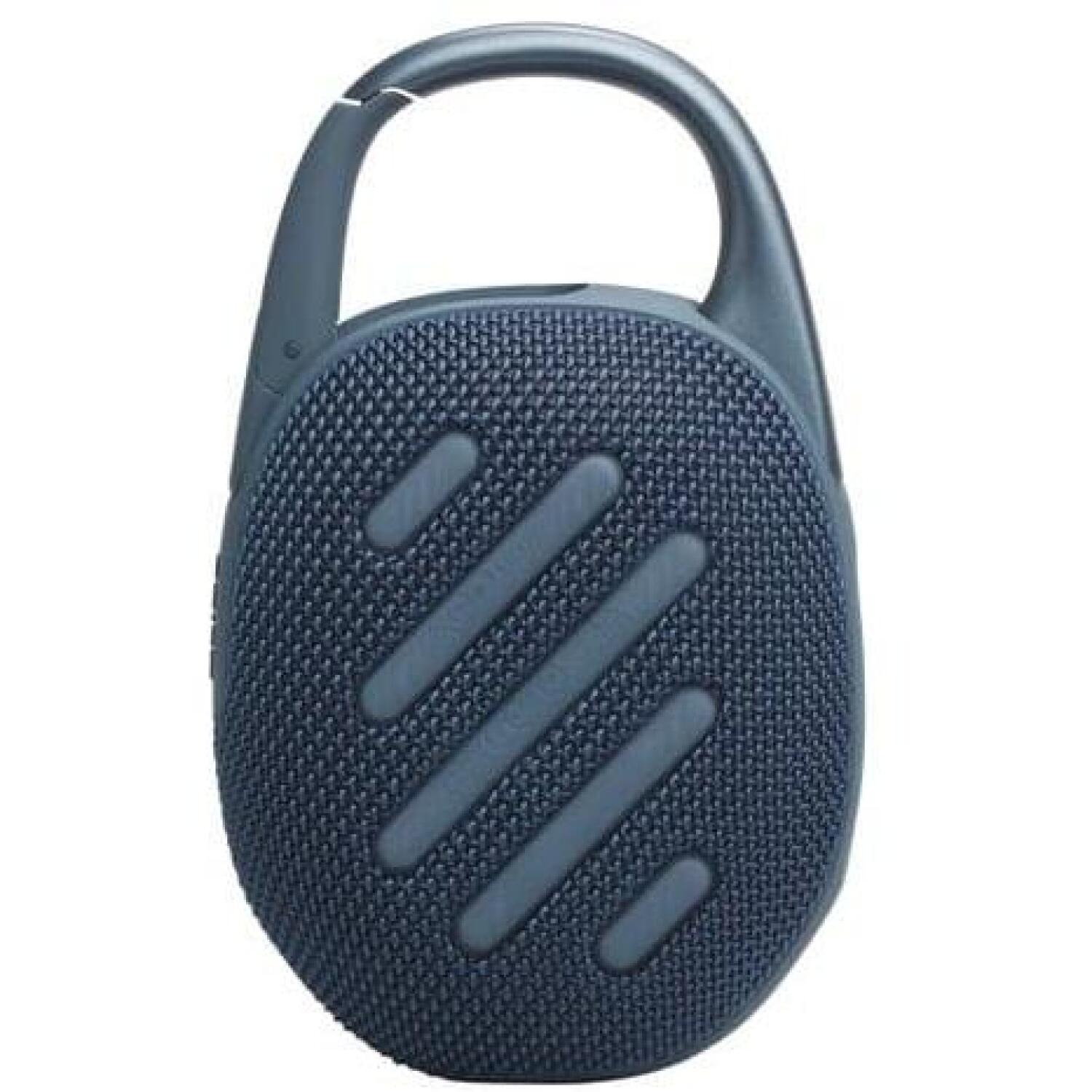 JBL Clip 5 портативная Bluetooth колонка JBLCLIP5BLU, 7 Вт, IP67, 15 ч, 95 Гц-20 кГц, карабин, синий (JBLCLIP5BLU)