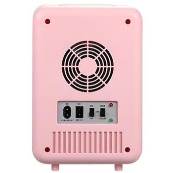 Adler Мини-холодильник AD 8084 pink, 4 л, 42 Вт, 1.5 кг, 183 мм, 241 мм, 270 мм, для дома и автомобиля (AD 8084 pink)
