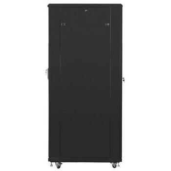 Lanberg Rack шкаф 19 42U FF01-8042-23B, 800mm, 42U, 800kg, IP20, перфорированная дверь, 4 вентилятора (FF01-8042-23B)