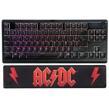 Subsonic Peles paklājs SA5687-A1, melna, sarkana, plaukstas balsts tastatūrai, neslīdoša virsma (SA5687-A1)
