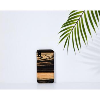 Man&Wood Aizmugurējais vāciņš M7619B, 6.1, saderīgs ar Apple iPhone XR, dabīgs koks, polikarbonāts (M7619B)