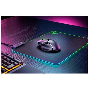 Razer spēļu pele Basilisk V3 X HyperSpeed RZ01-04870300-R3G1, 18000 dpi, 7 pogas, optiskā, bezvadu, Bluetooth, USB, balta (RZ01-04870300-R3G1)