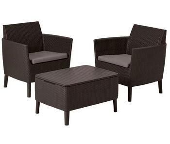 Dārza mēbeļu komplekts Salemo Balcony Set brūns 29205935599 KETER (29205935599)
