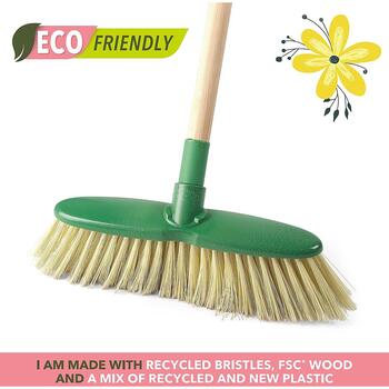 Beldray Eco Classic швабра LA075277EU7, 132см, светло-голубая, серая, пластик, телескопическая ручка, с функцией отжима (LA075277EU7)