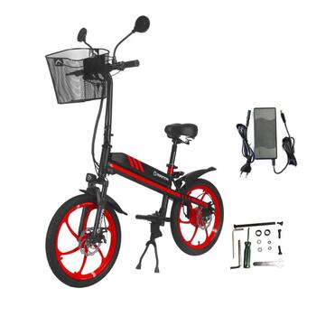 Manta Электрический самокат MES2001L, 350W, 20км/ч, 40км, 12Ah, 120кг, 20'' колеса, вентилируемые тормоза (MES2001L)