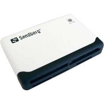 Sandberg кардридер 133-46, 22г, 480 Мбит/с, USB, CF, MMC, MS, MicroSD, SD, SDHC, SDXC, xD (133-46)
