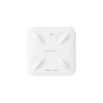 Ruijie Reyee RG-RAP2260(H) AX6000 Wi-Fi 6 Bezvadu Piekļuves Punkts (2.4GHz/5GHz, 5.95Gbps, 2-Portu 2.5GbE) Griestu Uzstādīšanai Balts (RG-RAP2260(H))