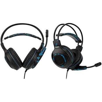 Subsonic Tactics GIGN SA5580-G, проводная игровая гарнитура, 50 мм, 20-20000 Гц, 32 Ом, 108 дБ, 1.5 м, 3.5 мм, стерео (SA5580-G)