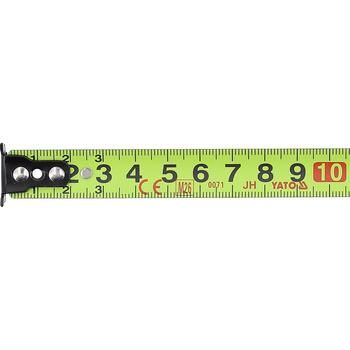 Mērlente precīziem celtniecības un montāžas mērījumiem 3m x 16mm YT-71161 GRE Yato (YT-71161)