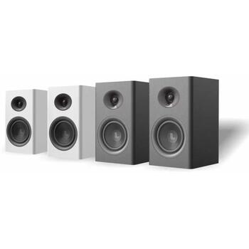 Laudberg XS1W полочные колонки, 80 Вт, 4 дюйма низкочастотные, 1 дюйм высокочастотные, Bluetooth 5.3, 255 x 175 x 150 мм (Laudberg XS1W)