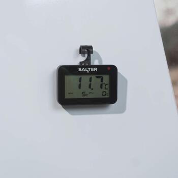 Salter термометр для холодильника SA00574BFEU12, -10°C до 50°C, точность 0,1°C, индикатор LED зоны, простая установка (SA00574BFEU12)