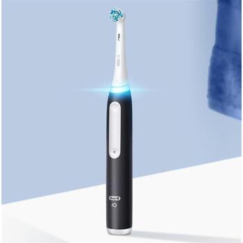 Oral-B elektriskā zobu birste iO3 Matt Black, 1 galviņa, 3 režīmi, litija jonu akumulators, uzlādes bāze, matēts melns (iO3 Matt Black)