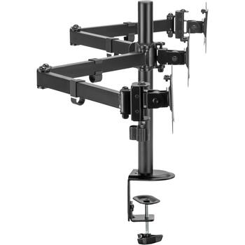 Sbox Monitora stiprinājums LCD-352/3-2, 3 ekrāni, 75x75, 100x100, 7 kg uz ekrānu, 21 kg kopā, +45°/-45°, +90°/-90°, +180°/-180° (LCD-352/3-2)