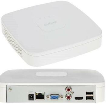 Dahua NVR4104-EI сетевой видеорегистратор, 4 IP канала, 16 МП, 80 Мбит/с, 1 SATA III, 1 HDMI, 1 RJ45, 1 аудио вход, 1 аудио выход (NVR4104-EI)