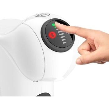KRUPS капсульная кофемашина Genio S KP243110, 1500W, 15 бар, 0,8 л, белый, автоматическая (KP243110)
