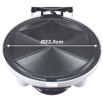 Beper Электрический столовый гриль P101CUD600, 900 W, 23.5 см, 28.5x25x12 см, антипригарное, ручное управление (P101CUD600)