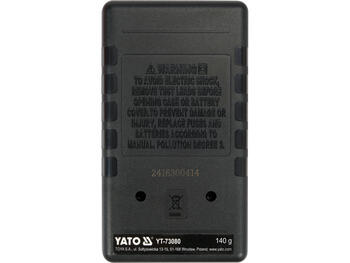 Yato YT-73080 цифровой мультиметр, 0-500В AC/DC, 0-5А DC, 0-2МОм, ЖК-дисплей, холстер, генератор сигналов 5Впп 50Гц (YT-73080)