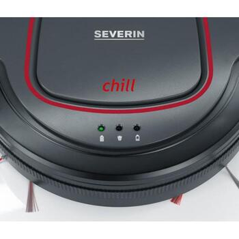 Severin Пылесос 7025, 0.35L, 65dB, 19V, 90min, 3 программы, датчик лестницы, LED дисплей (7025)